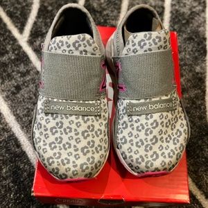 Toddler Leopard Print New Balance Sneakers